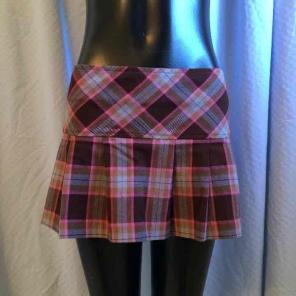 VINTAGE 'School Girl' Mini Skirt PINK