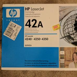 New Hp 42a Toner Ink Cartridge