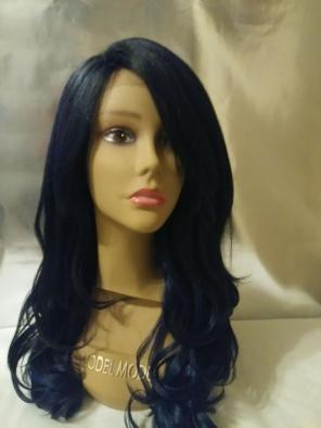 Lace Front Edge Dark Blue /Black