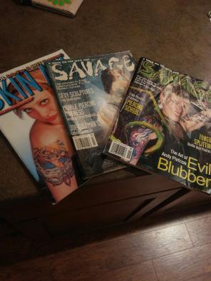 X3 tattoo magazines Savage & SkinArt