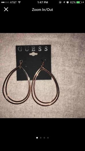 New Guess Earrings