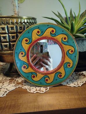 Bohemian Sun Mirror