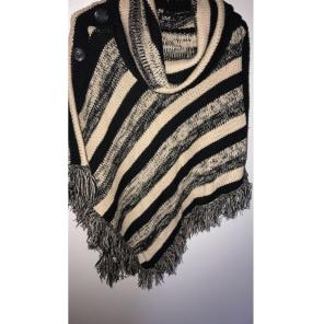 Black And Beige Sweater