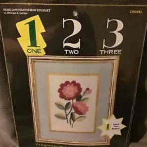 New Chrysanthemum Cross Stitch Kit