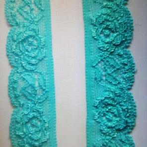 Nwt blue stretch lace