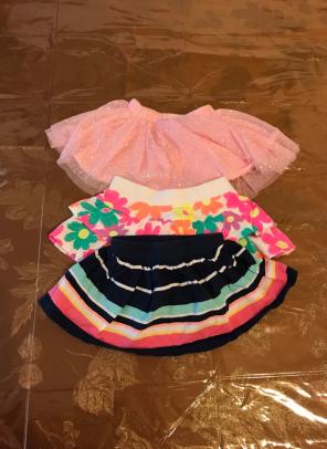 Baby Girl Skirts And Shirts Bundle
