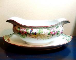 18c Antique Noritake Nippon Gravy Boat