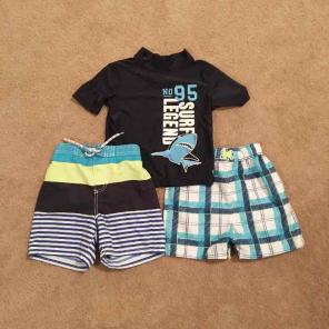 Size 3T/4T Boys Oshkosh Swim Lot