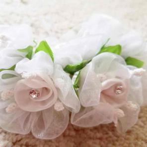 72 pieces Artificial Satin Fabric Rose