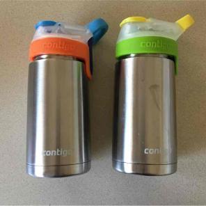 2 Contigo Stainless Kids Water Bottle