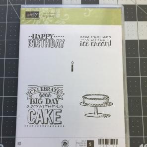 Stampin Up Stamps- Big Day
