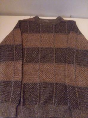 Mens Sweater Size L Vintage Geometric