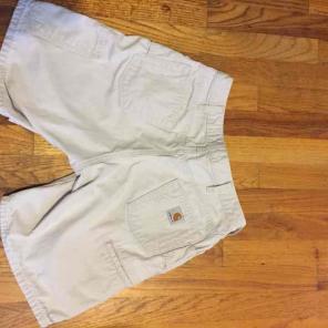 Tan Carhartt Cargo Shorts for Women