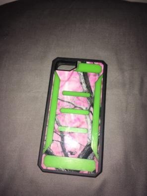 Green And Pink Camo Iphone 5 Case
