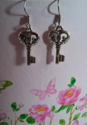 New key earrings