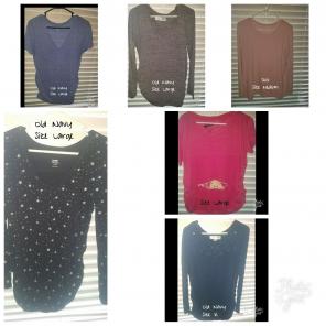 Maternity shirts LOT of 6