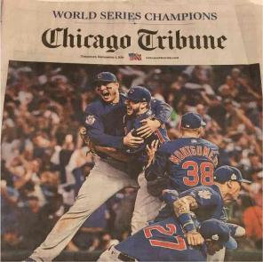 Chicago Tribune World Series Champions