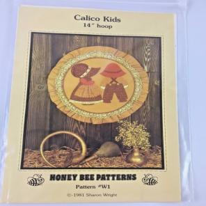 Honeybee Patterns Calico Kids Applique