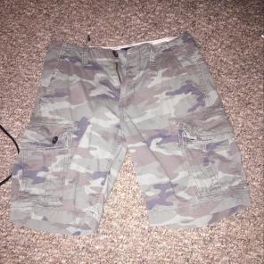 American Eagle Camo Cargo Shorts