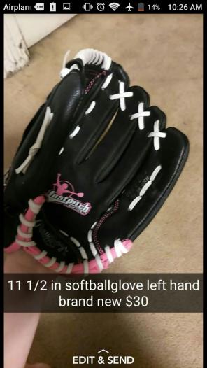 Softball glove