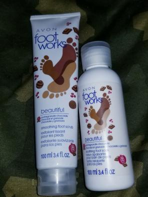 Avon Pomegranate Choc. Foot Soak & Scrub