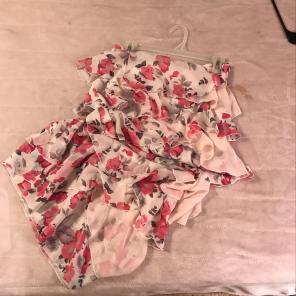 Samuel Dong Printed Skirt Medium