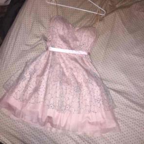 Party dress size 13 mid thigh length