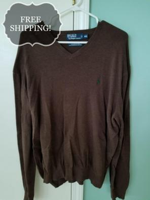 Ralph Lauren Polo brown sweater