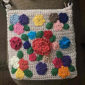 Hand made embroidered Flowers