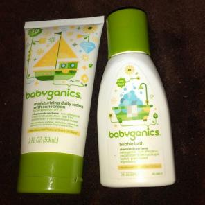 Babyganics babybath and lotion bundle
