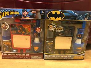 Boys Super Heroes Bath Time Shave