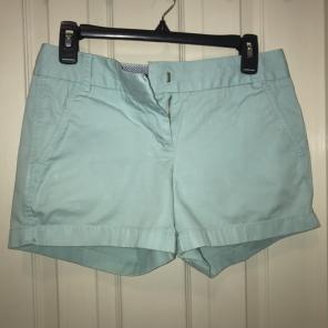 Aqua JCrew Chino Shorts