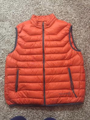 Orange Puffer Vest
