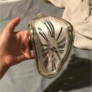 Salvador Dali melting clock art