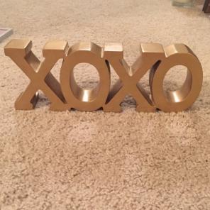 "Xoxo" Decorative Accent