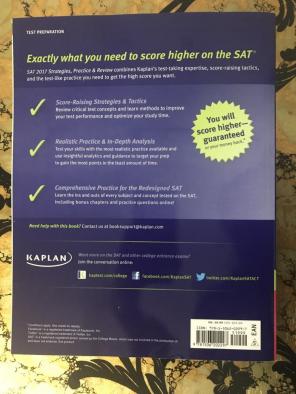 SAT 2017 Kaplan Book
