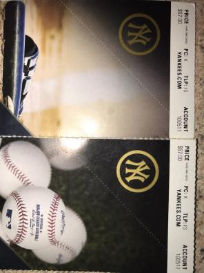 Yankees Vs Tampa Bay Ray Tickets