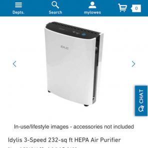 Idylis air purifier