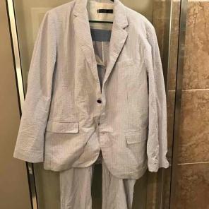 Men's Nautica Seersucker suit