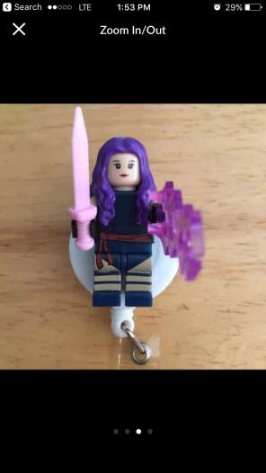 X Men Psylocke ID Badge Holder Nurse RN