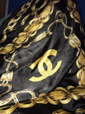 Black Chanel Scarf