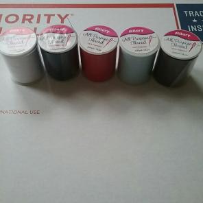 5 spools of thread