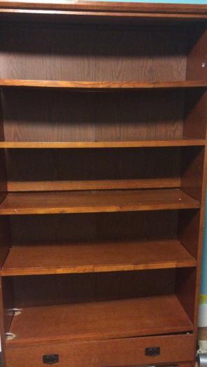 Wooden Brown Bookshelf