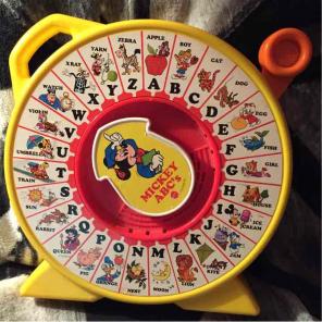 Vintage See 'N Say Mickey ABC's