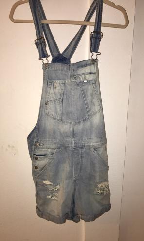 DISTRESSED OVERALLS