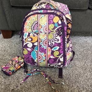 Vera Bradley Backpack Diaper Bag