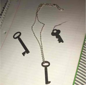 Necklace key lot