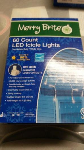 Icicle lights