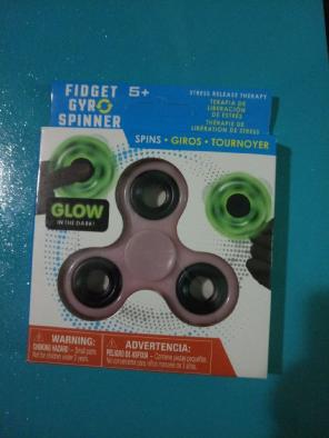 Pink Glow in the Dark Fidget Spinner