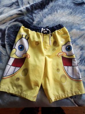 Sponge bob swim trunks boys 6/7